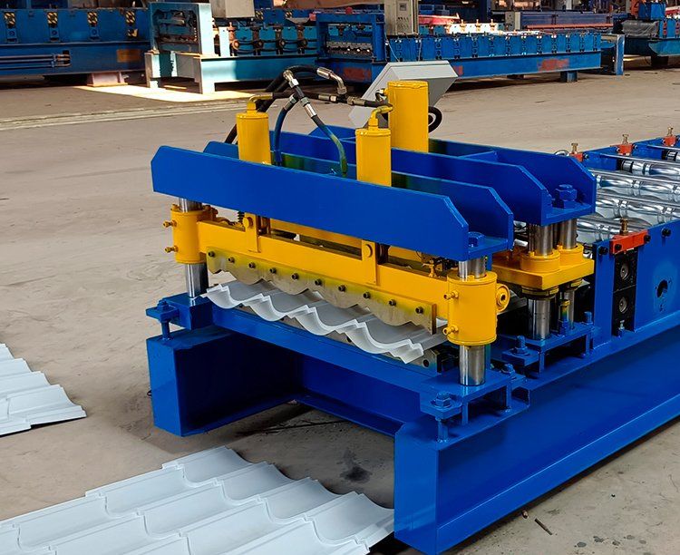 828仿古琉璃瓦压瓦机