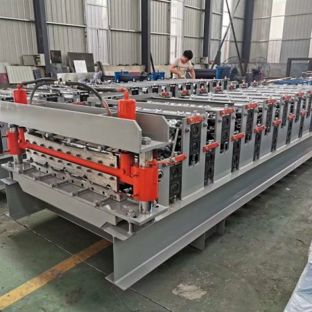 彩钢压瓦机辊压成型工艺原理解析