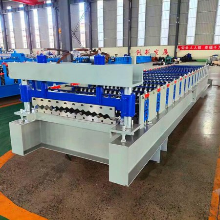 836型小波浪墙面板压瓦机