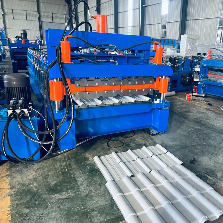 800型竹节琉璃瓦压瓦机