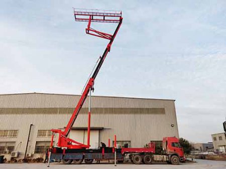 车载式高空举升制瓦设备